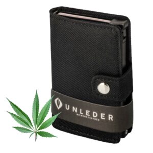 UNLEDER Portafoglio porta carte di credito canapa