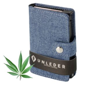 UNLEDER Portafoglio porta carte di credito canapa