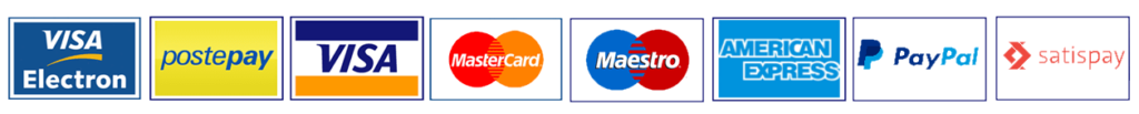 Metodi di pagamento accettati